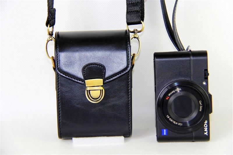 BolinUS Digital Camera Cover Case Bag with Shoulder Strap For Canon Powershot G7X Mark II G1X2 G15 G16 G1X SX700 SX520 SX530 SX170 G10 G11 G12 -Black - Image 3